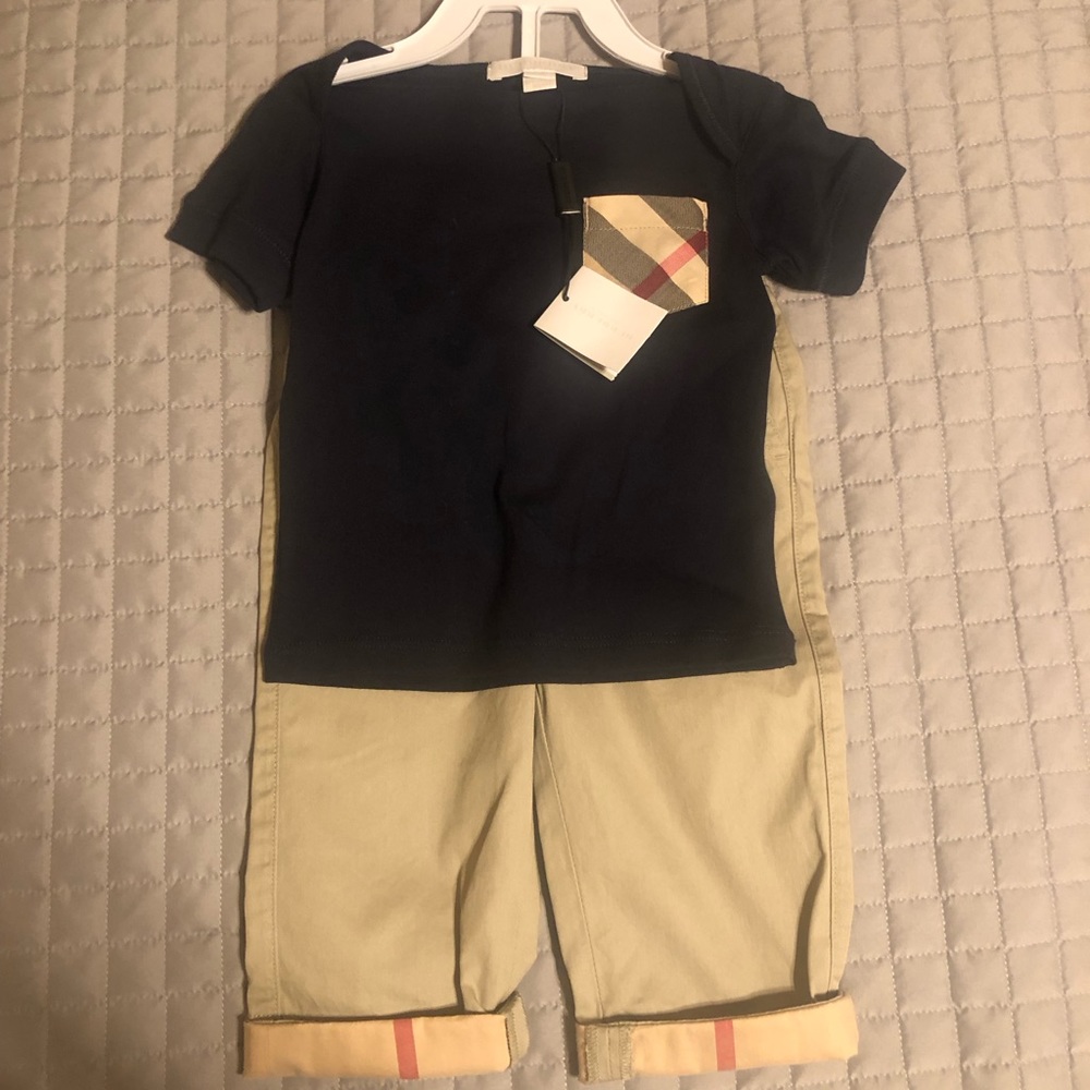 NWT Burberry Baby Boys Outfit
